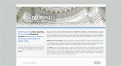 Desktop Screenshot of padronius.com
