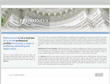 Tablet Screenshot of padronius.com